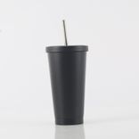 Stainless Steel (18/8Pro) stainless steel travel mug with straw Wide 500ml ~ 1000ml Steel