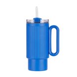 Edelstahl (18/8pro) 40 Unzen Retro -Früchte Farben Becher mit Strohbreite 1000 ml ~ 2000 ml Stein