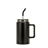 Stainless Steel (18/8Pro) 50oz stainless steel water tumbler mug outdoor with straw Wide 1000ml ~ 2000ml Steel