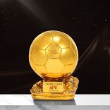 Resin Football MVP Shooter Golden Boot Memorial Award Trophy Copper