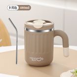 Edelstahl (18/8pro) Doppelschicht -Isolierung undichtes Kaffeetasse breit 250 ml ~ 500 ml Stein