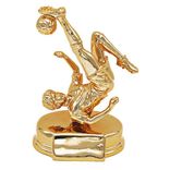 Resin Football MVP Shooter Golden Boot Memorial Award Trophy Copper