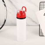 Aluminium breites Mund -Sport -Wasserflasche für Reisen im Freien & Trip 500 ml ~ 1000 ml blau