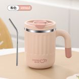 Edelstahl (18/8pro) Doppelschicht -Isolierung undichtes Kaffeetasse breit 250 ml ~ 500 ml Stein