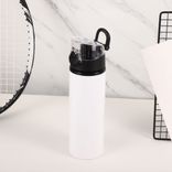 Aluminium breites Mund -Sport -Wasserflasche für Reisen im Freien & Trip 500 ml ~ 1000 ml blau