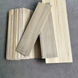 Wooden Christmas Unfinished Paulownia Sheets Laser Engrave Woods DIY Craft