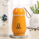 Edelstahl (18/8pro) Gürbisse geformte Mädchen Kinder Isolierung Wasserflasche mittelgroß bis 250 ml Olive