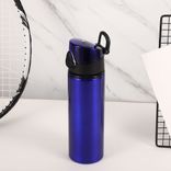 Aluminium breites Mund -Sport -Wasserflasche für Reisen im Freien & Trip 500 ml ~ 1000 ml blau