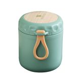 Edelstahl (18/8pro) Tragbare Holzkornsuppe/Frühstücksglas 250 ml ~ 500 ml Weiß