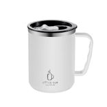 Edelstahl (18/8pro) Doppelwand -Impfstoff Isoliertes Anti -Skalding -Kaffeetasse Breite 250 ml ~ 500 ml Schwarz