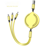 Kundenspezifische personalisierte Corperate -Geschenk 3 in 1 120W einverkaufbare und tragbare Super -Fast -Lade -Kabel -Karnation
